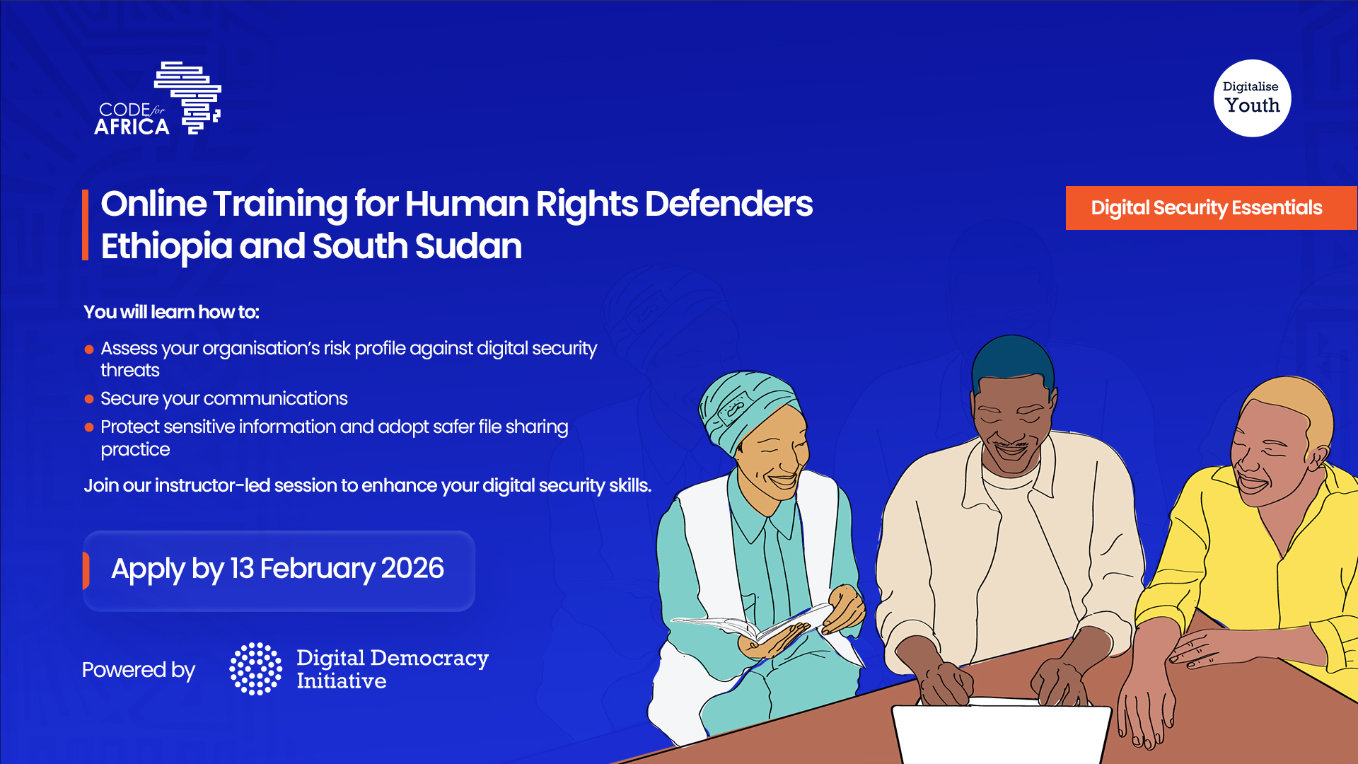 Digital Security Essentials: An Online Training for Human Rights Defenders in Ethiopia and South Sudan